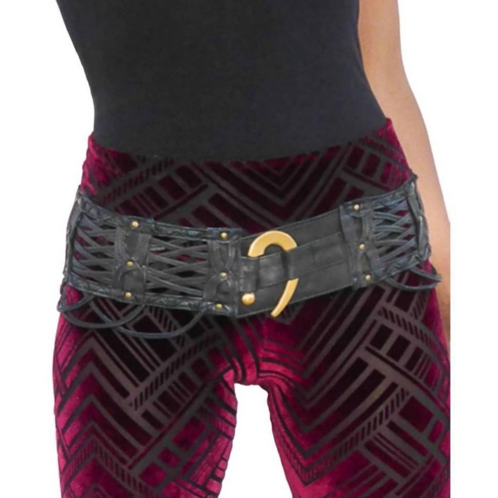 HIPSTIRR lulu lace belt in black Size S